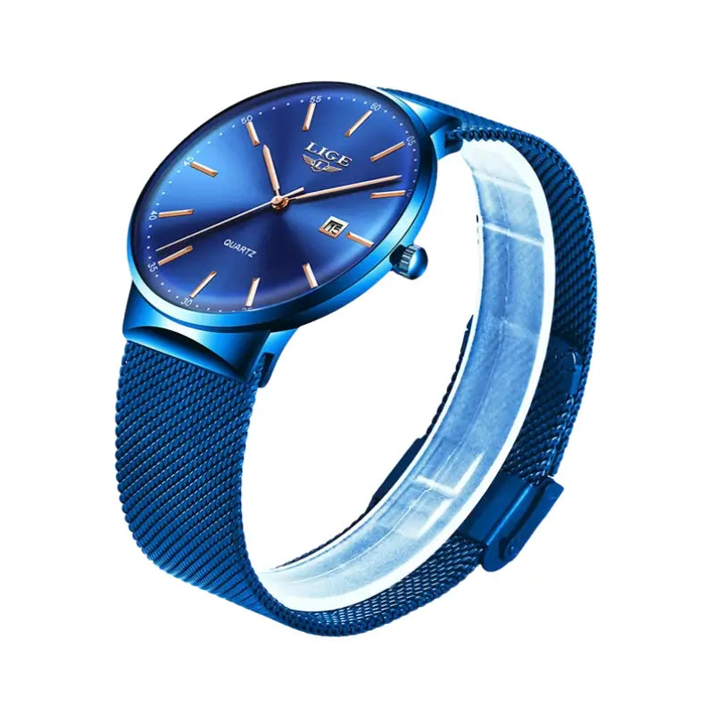 Relógio azul para masculino