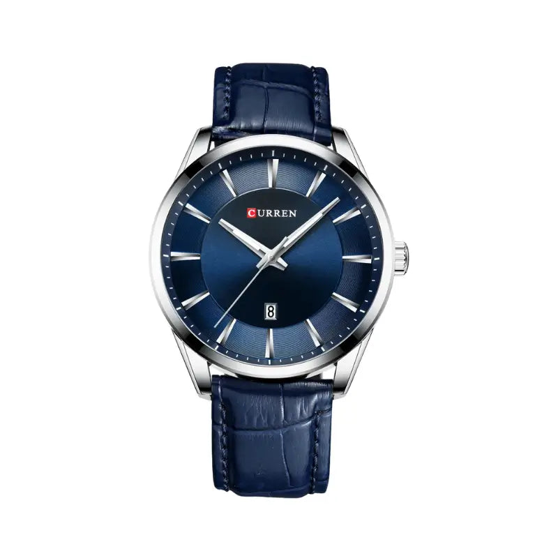 Relógio moderno azul para masculino