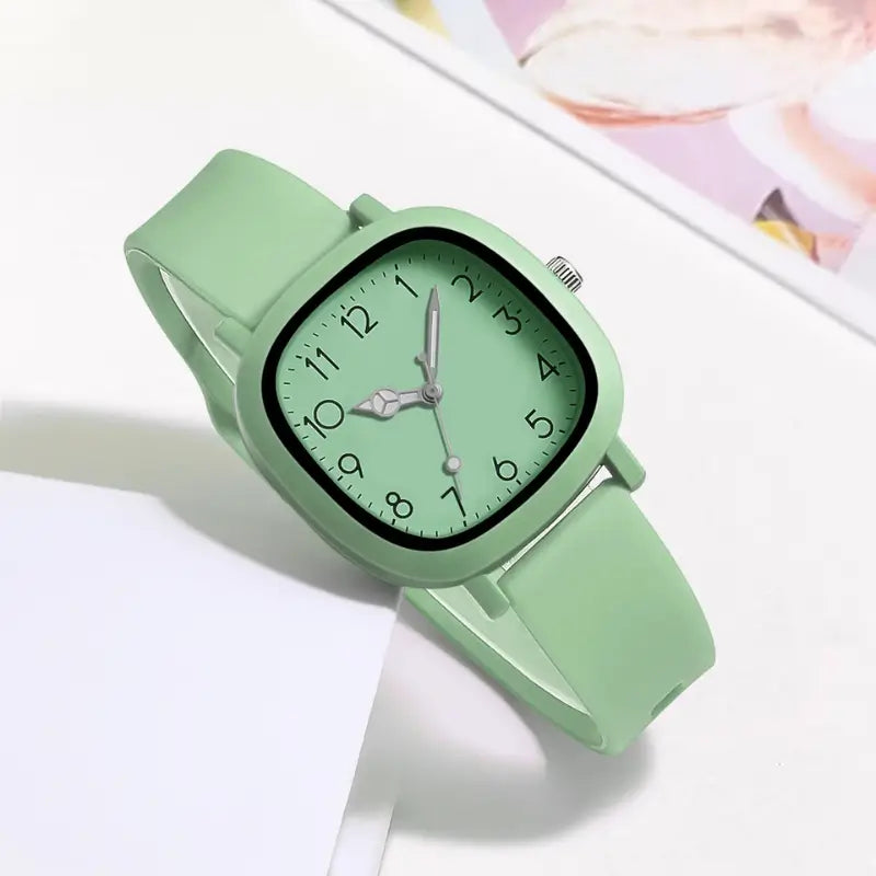 Relógio verde para mulher