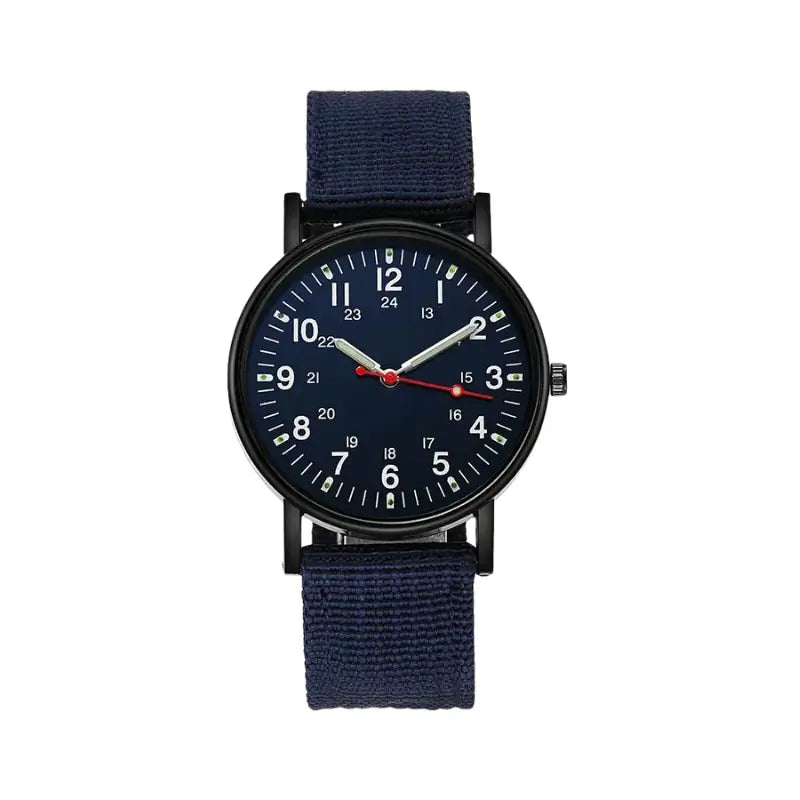 Relógio para homem com bracelete azul