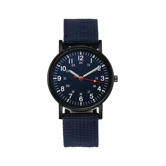 Relógio para homem com bracelete azul