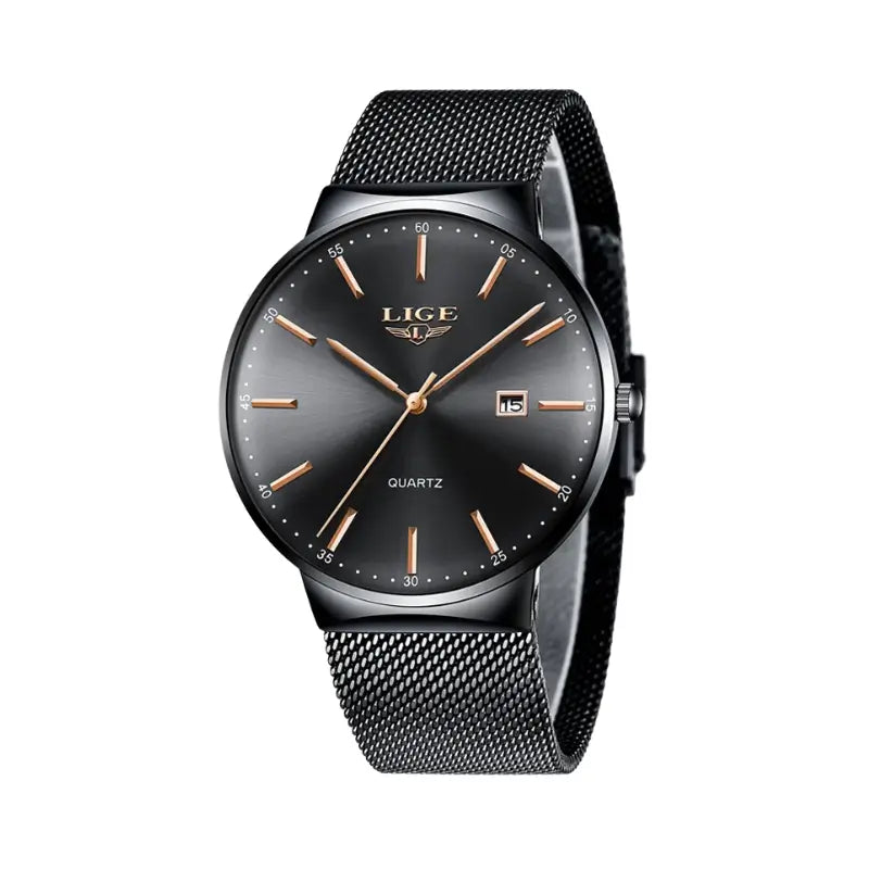 Relógio preto para masculino