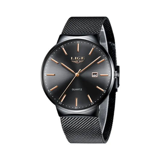 Relógio preto para masculino